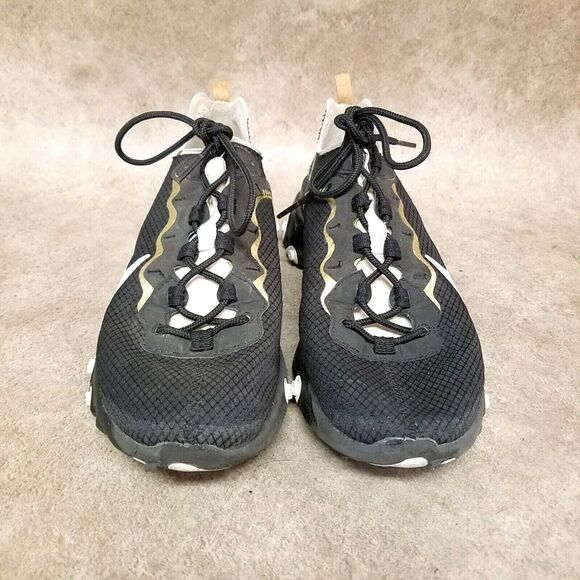 Nike Mens React Element 5S SE CT1590-001 Size 8.5 Black Gold Athletic Sneakers main image 10